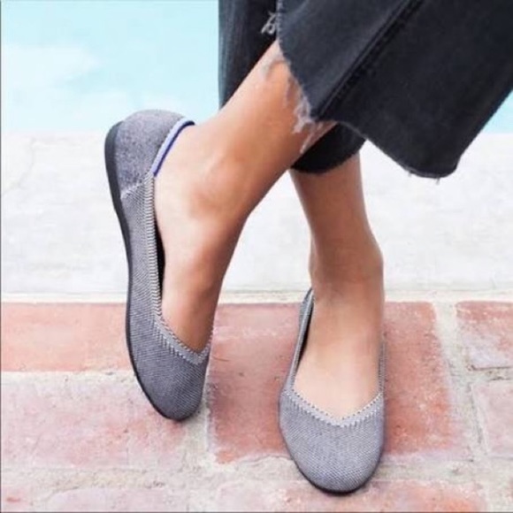 Like new Rothy’s cloud grey Birdseye round toe shoes - Picture 4 of 14